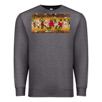 Charcoal Heather western  leopardfloral licanse plate Premium Sweatshirt - Artiststas