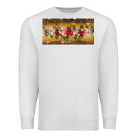 Oatmeal Heather western  leopardfloral licanse plate Premium Sweatshirt - Artiststas