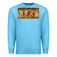 Ocean Blue western  leopardfloral licanse plate Premium Sweatshirt - Artiststas