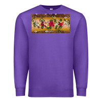 Purple western  leopardfloral licanse plate Premium Sweatshirt - Artiststas
