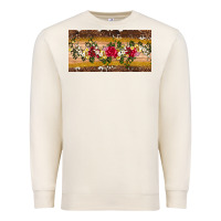 Sandshell western  leopardfloral licanse plate Premium Sweatshirt - Artiststas