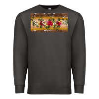 Smoke western  leopardfloral licanse plate Premium Sweatshirt - Artiststas