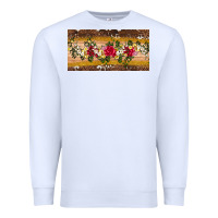 White western  leopardfloral licanse plate Premium Sweatshirt - Artiststas