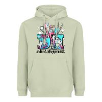 Matcha d h dental hygienist Heavyweight Hoodie - AdoDesignShop