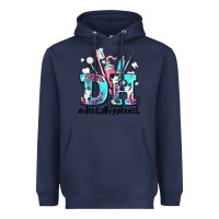 Navy d h dental hygienist Heavyweight Hoodie - AdoDesignShop
