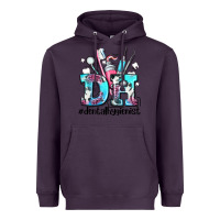 Plum d h dental hygienist Heavyweight Hoodie - AdoDesignShop
