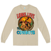 Mushroom long live the cowboys Long Sleeve Tee - Zillion Design Studio