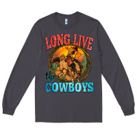 Smoke long live the cowboys Long Sleeve Tee - Zillion Design Studio