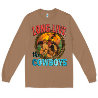 Toasted Coconut long live the cowboys Long Sleeve Tee - Zillion Design Studio