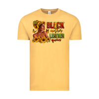 Vintage Mustard Afro American black mother leader queen Vintage Tee - RanaPortraitStore