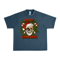 Midnight Navy Merry Christmas Urban Heavy Tee - RanaPortraitStore
