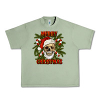 Oil Green Merry Christmas Urban Heavy Tee - RanaPortraitStore