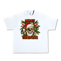 White Merry Christmas Urban Heavy Tee - RanaPortraitStore