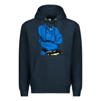 Navy english cocker spaniel mechanic 2 Premium Hoodie - RanaPortraitStore