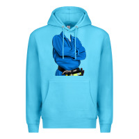 Ocean Blue english cocker spaniel mechanic 2 Premium Hoodie - RanaPortraitStore