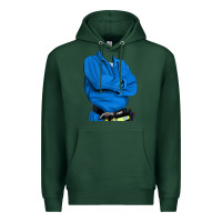 Sports Green english cocker spaniel mechanic 2 Premium Hoodie - RanaPortraitStore