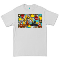 Dove Grey excavator sippy Premium Tee - Artiststas