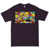 Plum excavator sippy Premium Tee - Artiststas