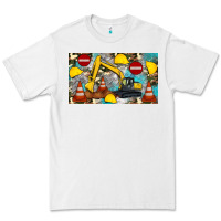 White excavator sippy Premium Tee - Artiststas