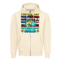 Sandshell fishing dad like a regular dad but cooler Zipper Hoodie - HRA Design Shop