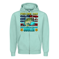 Seafoam fishing dad like a regular dad but cooler Zipper Hoodie - HRA Design Shop