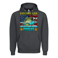 Smoke fishing dad like a regular dad but cooler Zipper Hoodie - HRA Design Shop