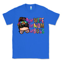 True Royal wife mom boss messy bun Classic Tee - Zillion Design Studio