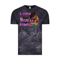 Cloud Black A queen will always turn pain into power Vintage Tee - RanaPortraitStore