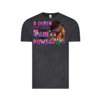 Vintage Black A queen will always turn pain into power Vintage Tee - RanaPortraitStore