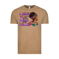 Vintage Coffee A queen will always turn pain into power Vintage Tee - RanaPortraitStore