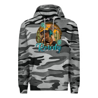 Slate Camo western rowdy Premium Hoodie - NancyCooperArtShop