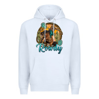 White western rowdy Premium Hoodie - NancyCooperArtShop