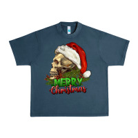 Midnight Navy Merry Christmas Urban Heavy Tee - RanaPortraitStore