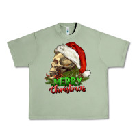 Oil Green Merry Christmas Urban Heavy Tee - RanaPortraitStore