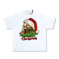 White Merry Christmas Urban Heavy Tee - RanaPortraitStore