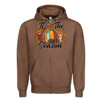 Chestnut tis is season Zipper Hoodie - RacoonDesign