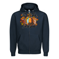 Navy tis is season Zipper Hoodie - RacoonDesign
