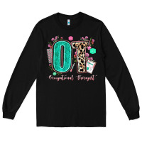 Black ot occupational therapist Long Sleeve Tee - AdoDesignShop