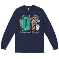 Navy ot occupational therapist Long Sleeve Tee - AdoDesignShop
