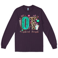 Plum ot occupational therapist Long Sleeve Tee - AdoDesignShop