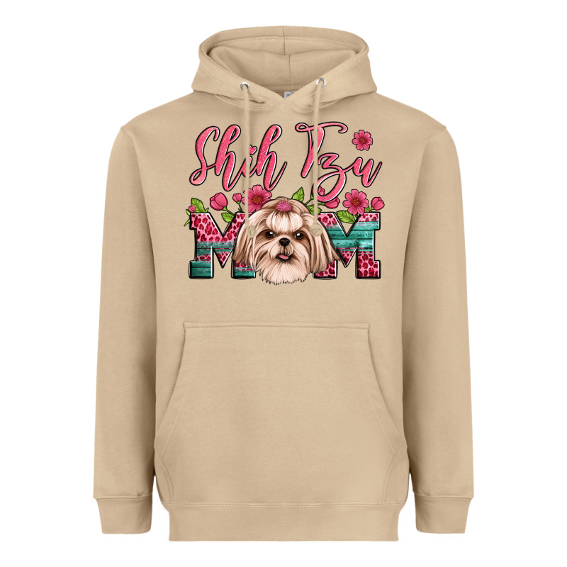 Shih Tzu Mom Heavyweight Hoodie by Artiststas | Teevron