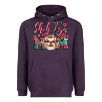 Plum shih tzu mom Heavyweight Hoodie - Artiststas