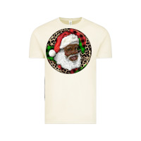 Vintage Arctic Afro Santa Christmas Vintage Tee - RanaPortraitStore