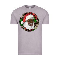 Vintage Zinc Afro Santa Christmas Vintage Tee - RanaPortraitStore