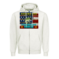 Fishing Dad Like A Regular But Cooler Zipper Hoodie | Teevron