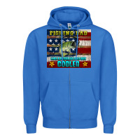 True Royal fishing dad like a regular but cooler Zipper Hoodie - HRA Design Shop