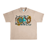 French Oak trust in the lord with all your heart Urban Heavy Tee - Zillion Design Studio