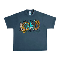 Midnight Navy trust in the lord with all your heart Urban Heavy Tee - Zillion Design Studio