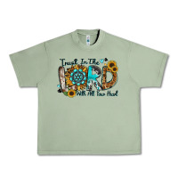 Oil Green trust in the lord with all your heart Urban Heavy Tee - Zillion Design Studio