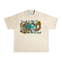 Sandshell trust in the lord with all your heart Urban Heavy Tee - Zillion Design Studio